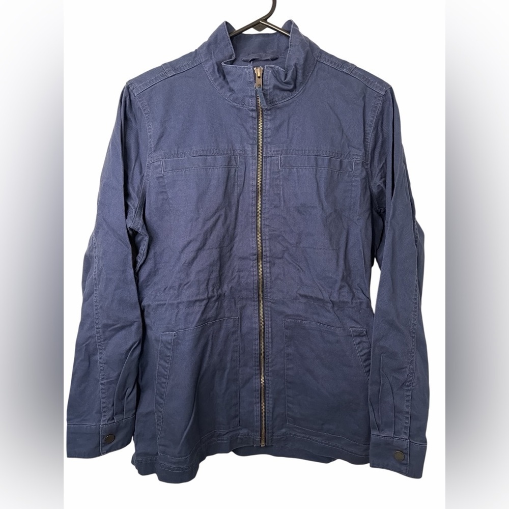 GAP Field Navy Lightweight Cotton Zip Front Jacket NWT